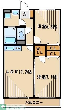 ビューヒルズKの物件間取画像